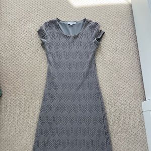 Downeast Gray Lace Dress